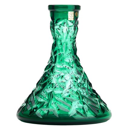 Váza pro vodní dýmku - Caesar Crystal, Rock Cone Green