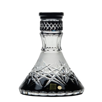 Váza pro vodní dýmku - Caesar Crystal, Hoarfrost Mini Black