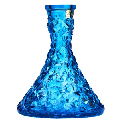 Váza pro vodní dýmku - Caesar Crystal, Rock Cone Turquoise