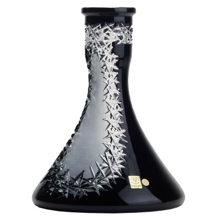Váza pro vodní dýmku - Caesar Crystal, Frozen Cone Black