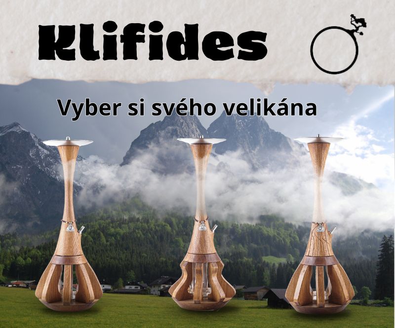 Unikátní vodní dýmky KLIFIDES Oak Line – Umění v každém kusu