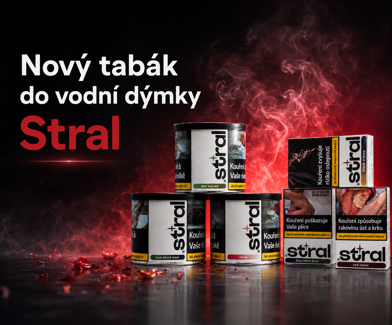 Stral - nové tabáky do vodní dýmky