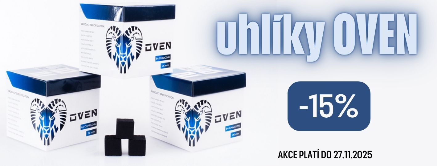 Akce - 15% sleva na uhlíky OVEN