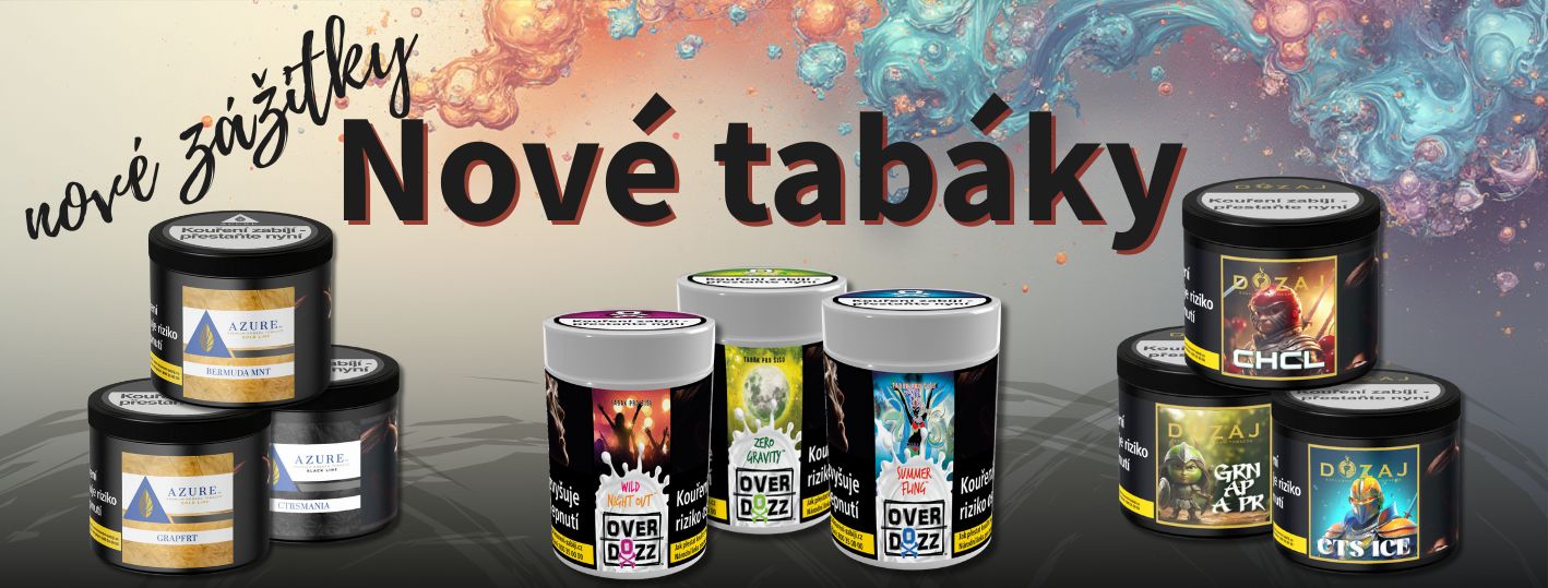 Nové tabáky Overdozz, Azure, Dozaj