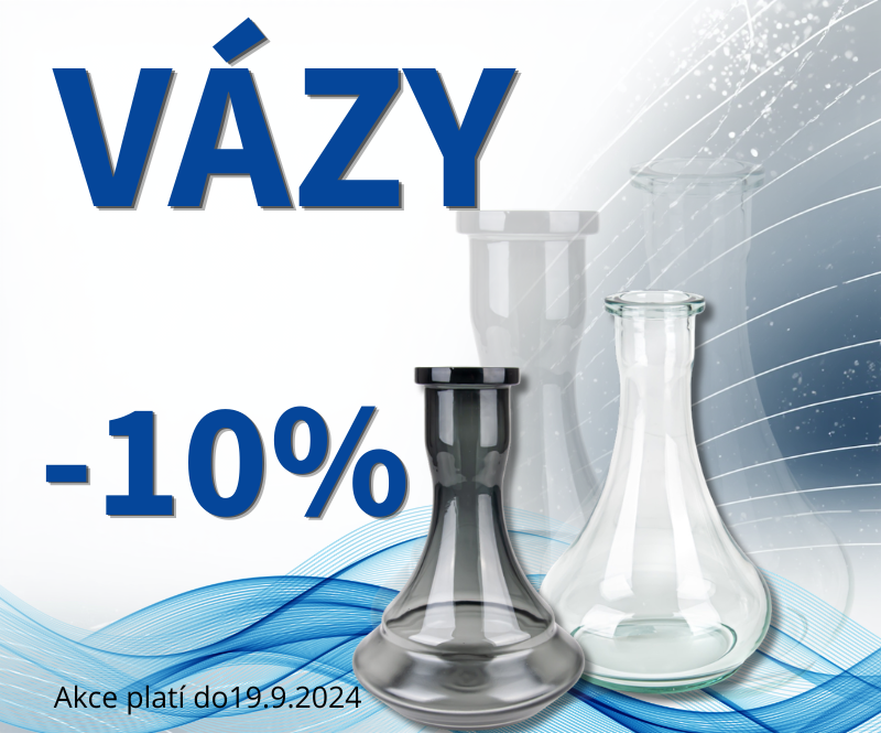 Akce-10% sleva na vázy vodních dýmek