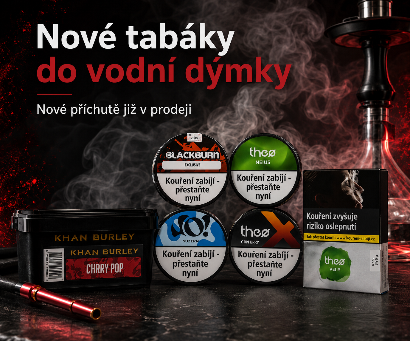 Nové příchutě tabáků