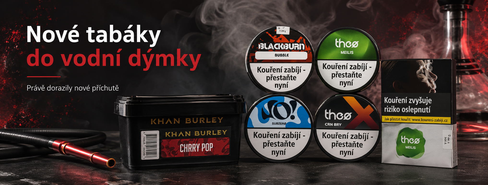 Nové příchutě tabáků