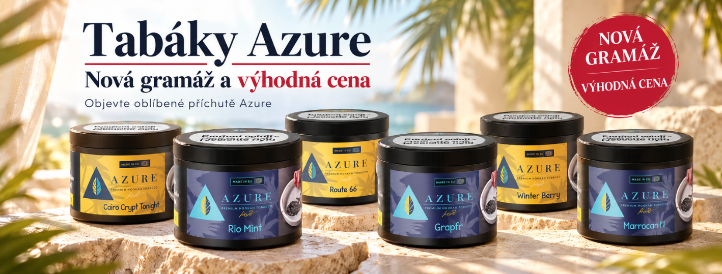 Tabáky Azure-nová gramáž, výhodná cena