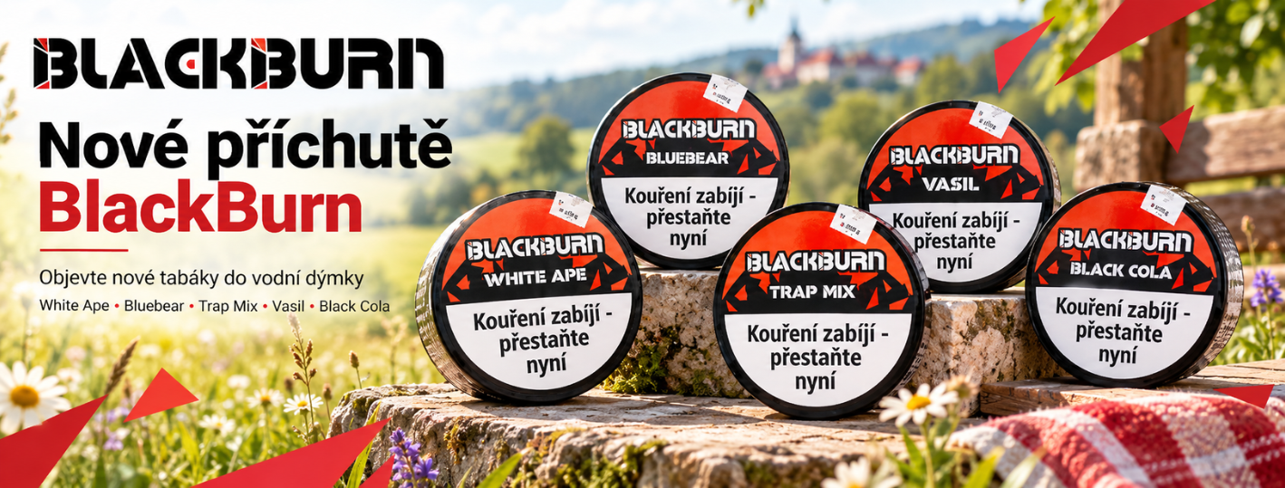 Nové příchutě tabáků BlackBurn