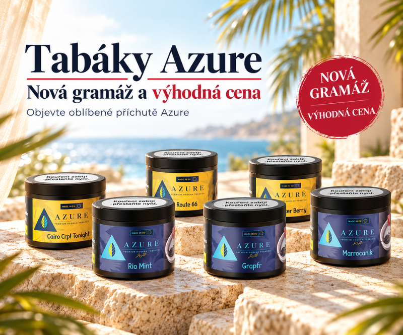 Tabáky Azure-nová gramáž, výhodná cena
