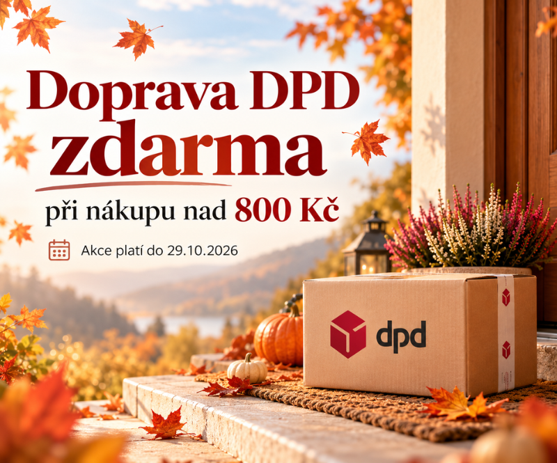 Akce - DPD zdarma při nákupu nad 800 Kč