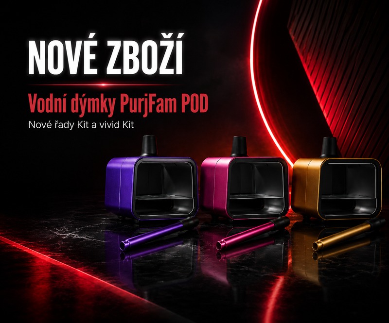 Nové vodní dýmky PurjFam POD