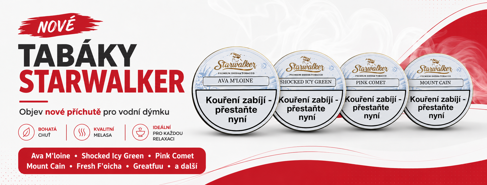 Nové tabáky Starwalker
