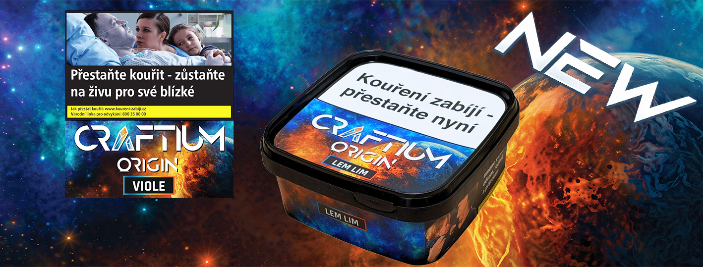 Nové tabáky Craftium