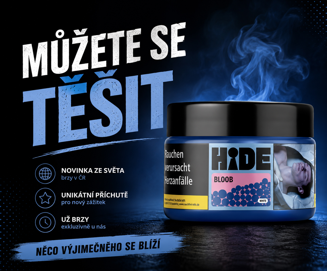 Nové tabáky Hide již brzy
