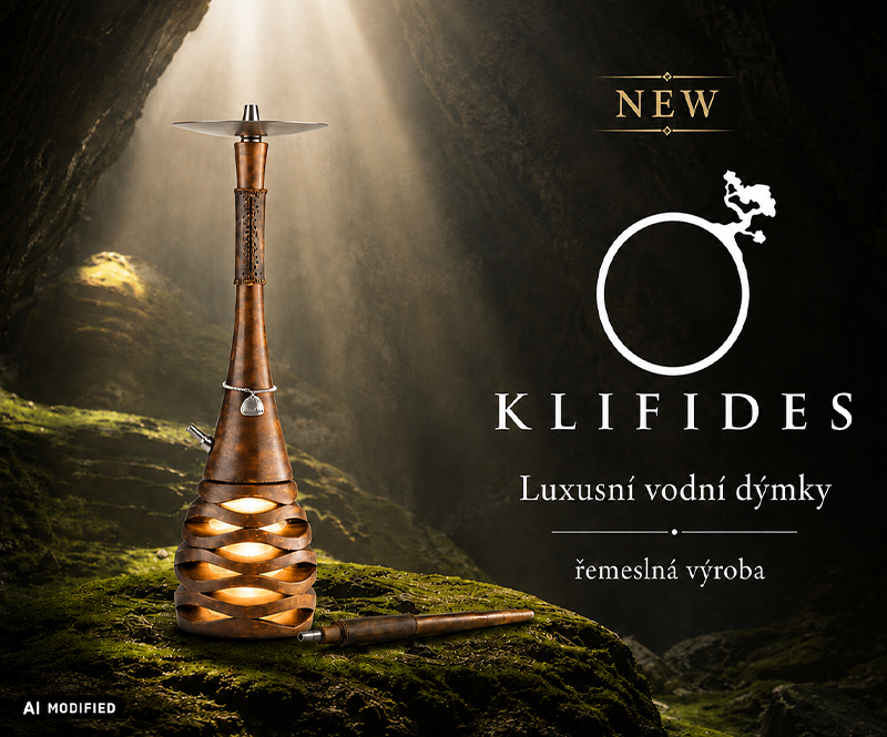 Nové vodní dýmky Klifides
