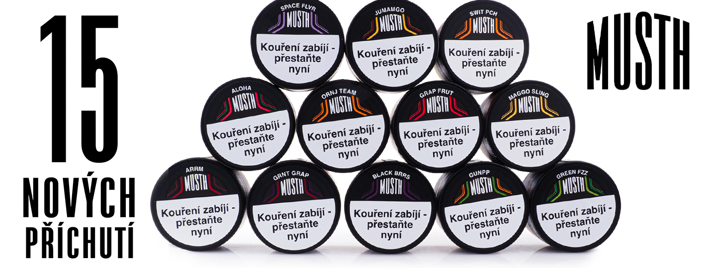 Novinka - 15nových příchutí tabáku MustH