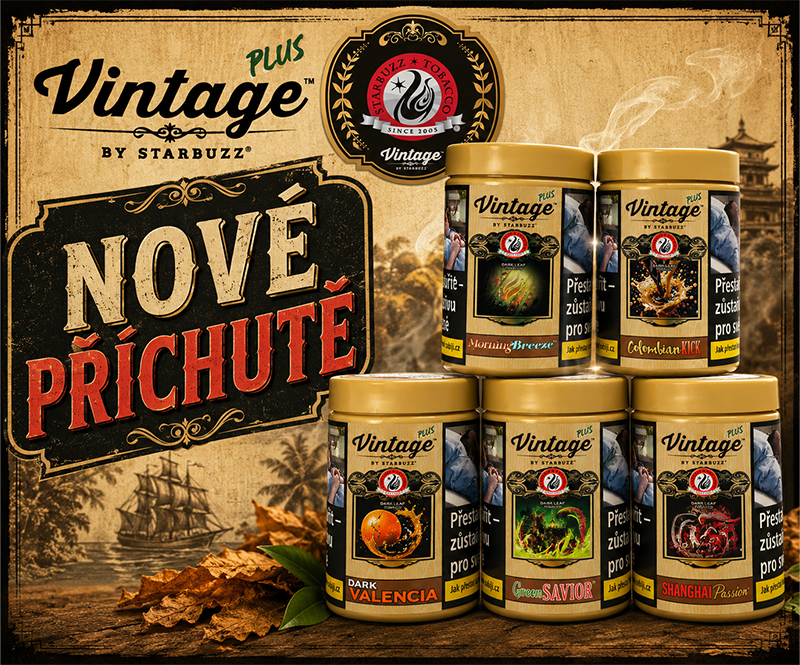 Nové tabáky Starbuzz Vintage
