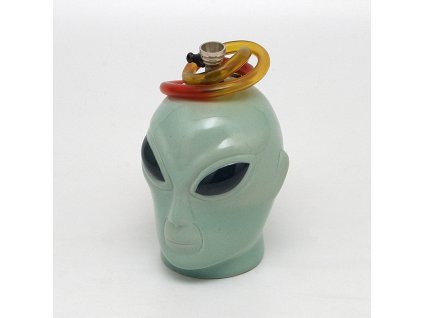 Bong keramika Alien I. 14 cm zelený