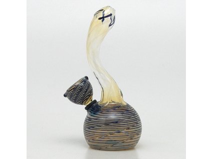 Bong Pyrex Cobra 16 cm modrá