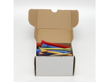 Skleněnka barevná Frutta 9 cm Box 50 ks