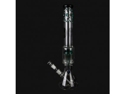 Bong Simax Heisenberg Beaker Bubble Percolator 50 cm zelená
