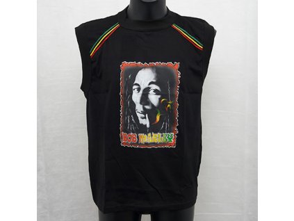 Tričko Bob Marley 04 bez rukávů