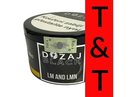 Tabák Dozaj Black Lm and Lmn 125 g