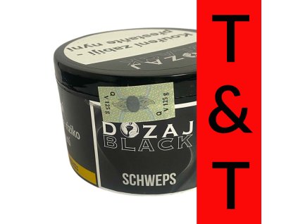 Tabák Dozaj Black Schweps 125 g