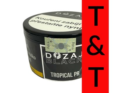 Tabák Dozaj Black Tropical Pr 125 g