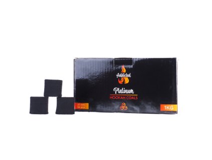 Uhlíky do vodní dýmky Addicted Platinum 27 mm 1 kg