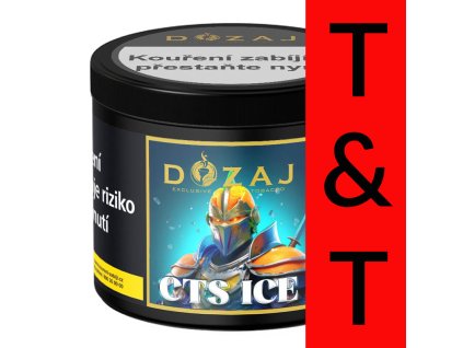 Tabák Dozaj Black Cts Ice 125 g