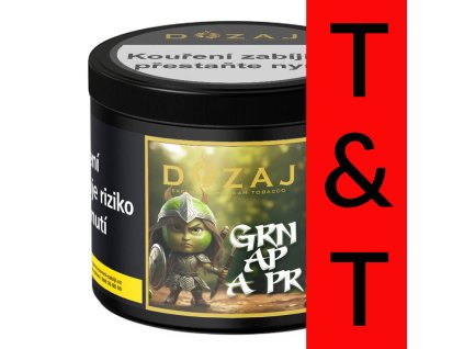 Tabák Dozaj Black Grn Ap a Pr 125 g