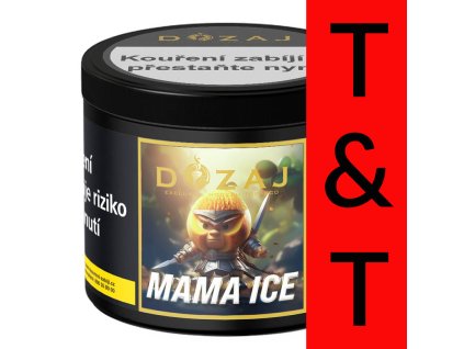 Tabák Dozaj Black Mama Ice 125 g