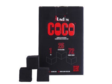 Uhlíky do vodní dýmky Aladin Coco 25 mm 1 kg
