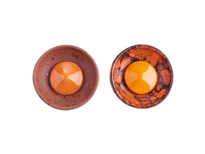 Korunka Oblako Flow oranžová mix