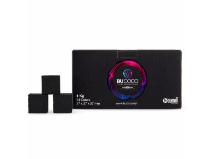Uhlíky do vodní dýmky BuCoco 27 mm 1 kg