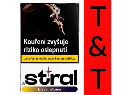Tabák Stral Black M'loine 50 g