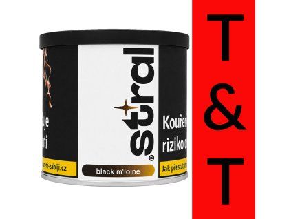 Tabák Stral Black M'loine 200 g