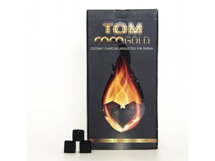 Uhlíky do vodní dýmky Tom Coco 3 kg Gold