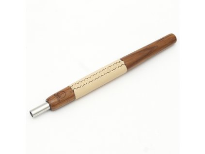 Náustek Wookah TEAK dřevo / kůže