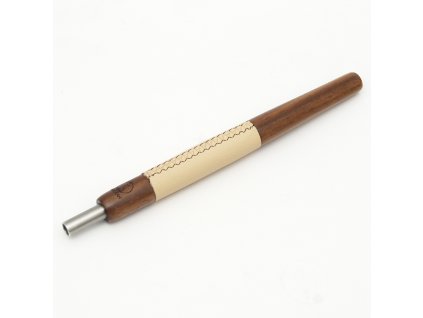 Náustek Wookah IROKO dřevo / kůže