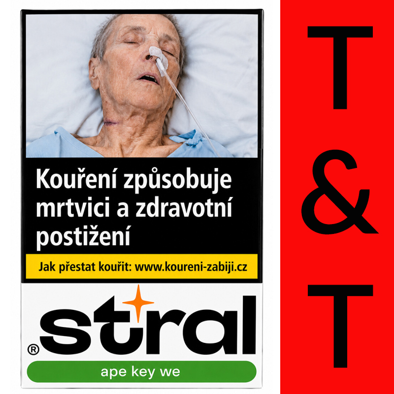Tabák Stral Ape Key We – kiwi a bílý hrozen