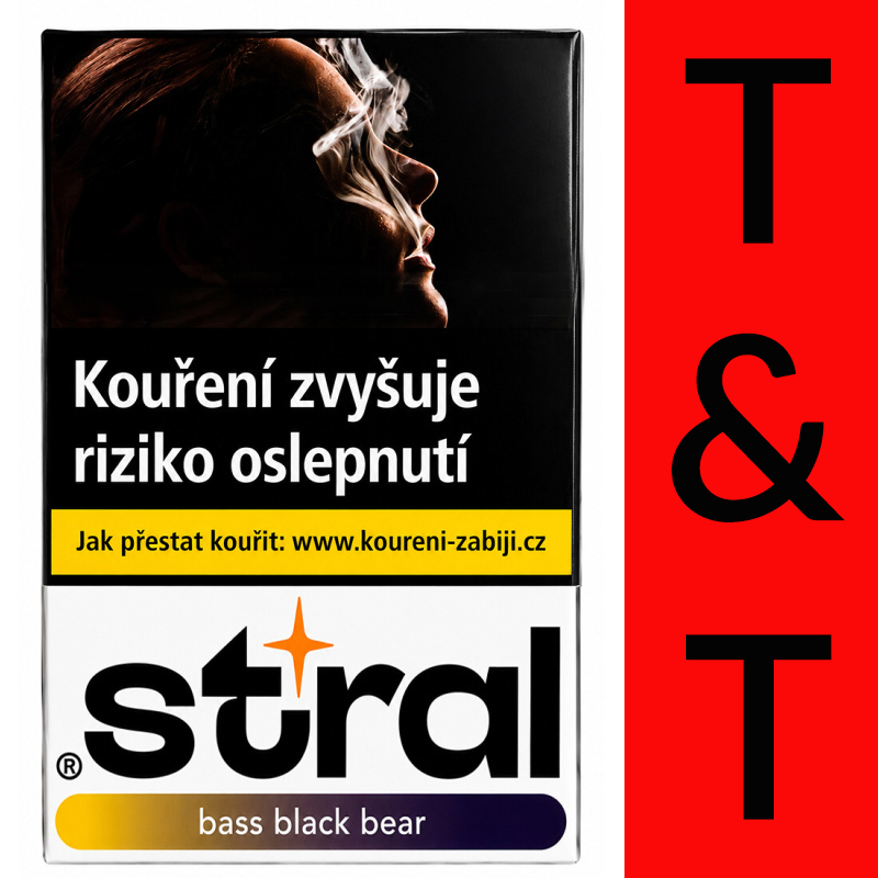 Tabák Stral Bass Black Bear – ostružina a bazalka