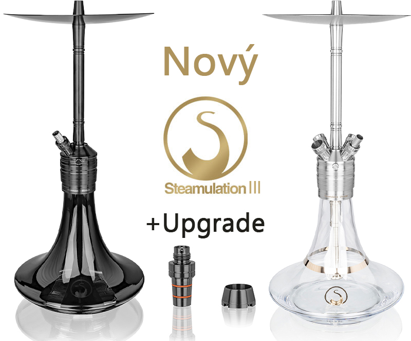 Vodní dýmky Steamulation třetí generace