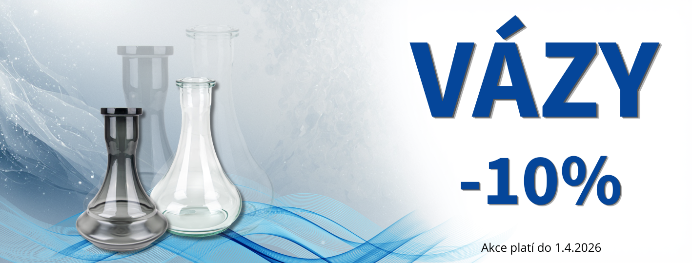 Akce-10% sleva na vázy vodních dýmek