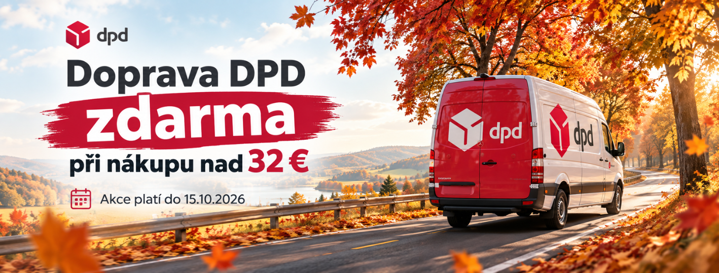 Akce - DPD zdarma při nákupu nad 32€