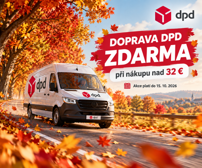 Akce - DPD zdarma při nákupu nad 32€