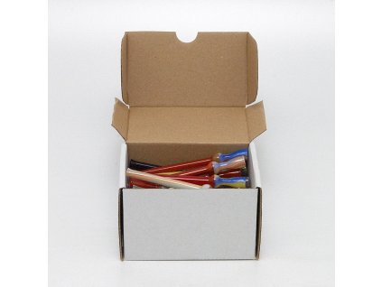 Skleněnka barevná Joint 10 cm Box 40 ks