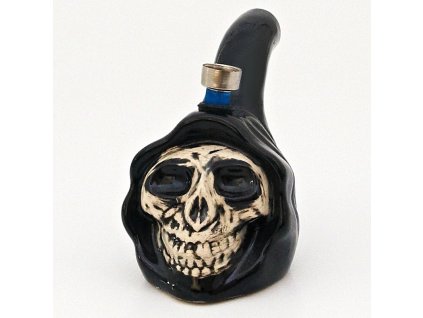 Bong keramika Lebka III. 9 cm černá